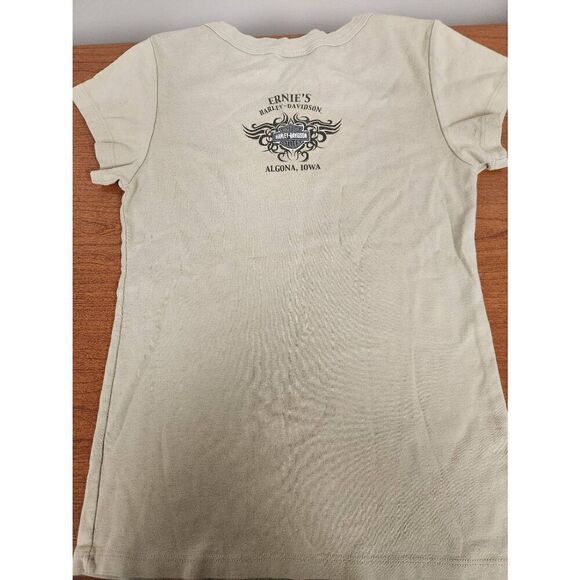Harley-Davidson LARGE toupe top with HARLEY and logo on front. Algona on the bac - Picture 3 of 4